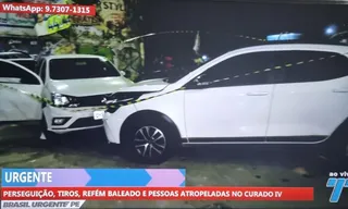 Imagem ilustrativa da imagem Perseguição policial em Moreno termina com refém baleado e atropelamentos