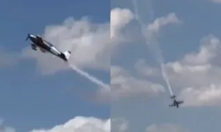 Imagem ilustrativa da imagem VÍDEO | Piloto que treinou atores de 'Top Gun' morre após avião cair nos EUA