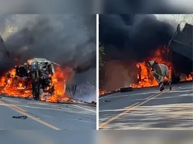 Policiais de trânsito durante operação realizada para flagrar infrações no trânsito na Grande Vitória