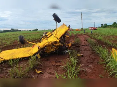 Imagem ilustrativa da imagem Avião de pequeno porte cai em zona rural de Goiás e piloto é encontrado morto