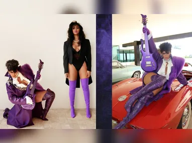 Imagem ilustrativa da imagem Beyoncé aparece vestida como Prince e fãs especulam novo álbum de rock