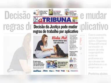 Imagem ilustrativa da imagem Confira os destaques do jornal A Tribuna deste sábado