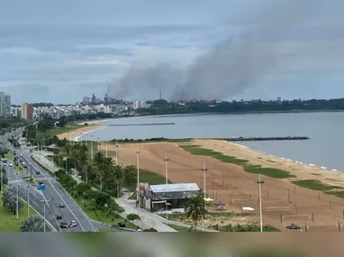 Explosão assustou moradores no Porto de Tubarão