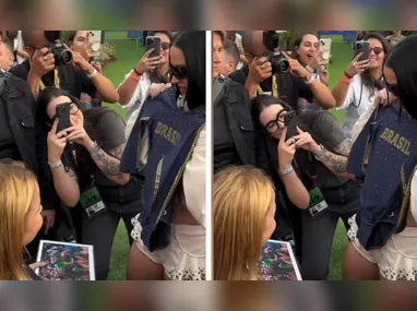 Letícia Galvão, usará um traje típico inspirado no Lagarto da Pedra Azul, em Domingos Martins