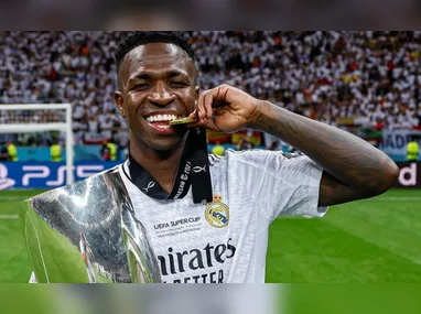 Vinicius Junior foi eleito o melhor jogador do mundo pela Fifa