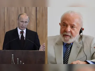 Imagem ilustrativa da imagem Lula e Putin conversam sobre Brics e Ucrânia por telefone