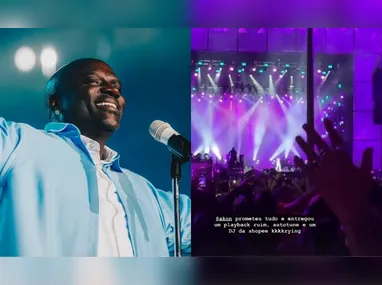 Imagem ilustrativa da imagem 'Playback ruim e DJ da Shopee': Akon reposta crítica de fã após Rock in Rio