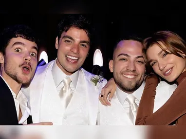 Imagem ilustrativa da imagem Sasha Meneghel relembra gafe no casamento de Lucas Rangel e Lucas Bley