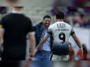 Jogadores do Botafogo em treinamento