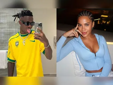 Imagem ilustrativa da imagem Vini Jr. e Bella Campos viveram affair durante a Copa América, revela portal