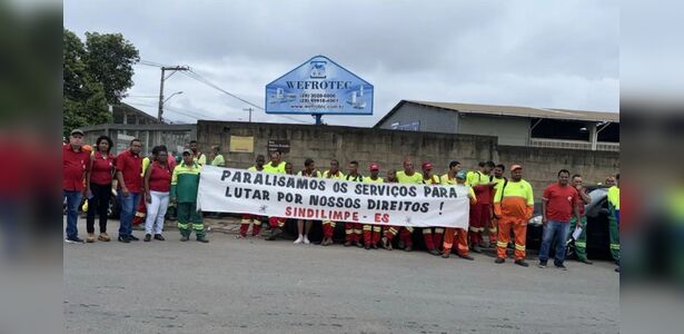 Greve de limpeza pública em Cachoeiro