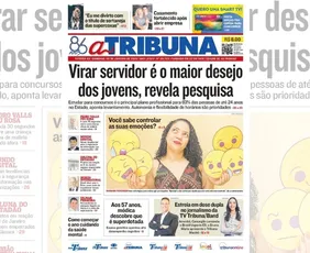 Imagem ilustrativa da imagem Confira os destaques do jornal A Tribuna deste domingo