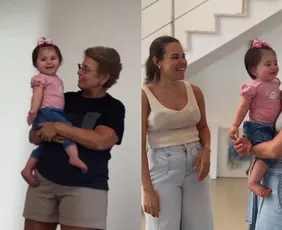 Imagem ilustrativa da imagem VÍDEO | Bebê capixaba viraliza após confundir mãe e tia gêmeas: 'Quem é quem?'