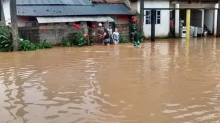 Imagem ilustrativa da imagem Cinco pessoas ficam desalojadas após chuvas no ES