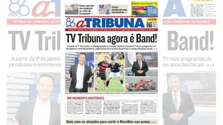 Imagem ilustrativa da imagem Confira os destaques do jornal A Tribuna deste domingo