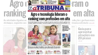 Imagem ilustrativa da imagem Confira os destaques do jornal A Tribuna deste domingo