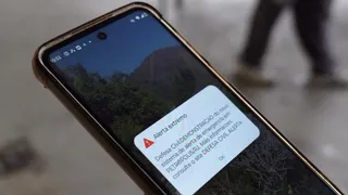 Imagem ilustrativa da imagem Defesa Civil do ES dispara alerta de emergência pelo celular pela 1ª vez