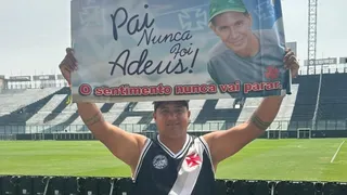 Imagem ilustrativa da imagem “O Vasco alivia a saudade do meu pai”, diz torcedor capixaba