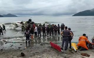 Imagem ilustrativa da imagem Avião que caiu em Ubatuba (SP) pertence a família de fazendeiro de Goiás