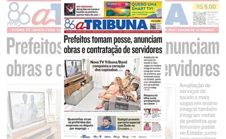 Imagem ilustrativa da imagem Confira os destaques do jornal A Tribuna desta quinta-feira