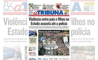 Imagem ilustrativa da imagem Confira os destaques do jornal A Tribuna desta segunda-feira