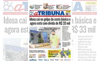 Imagem ilustrativa da imagem Confira os destaques do jornal A Tribuna desta terça-feira