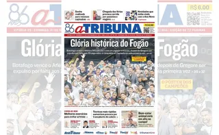 Imagem ilustrativa da imagem Confira os destaques do jornal A Tribuna deste domingo