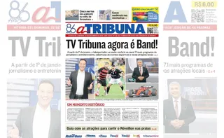 Imagem ilustrativa da imagem Confira os destaques do jornal A Tribuna deste domingo