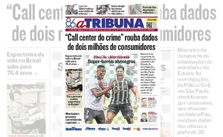 Imagem ilustrativa da imagem Confira os destaques do jornal A Tribuna deste sábado