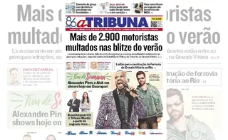 Imagem ilustrativa da imagem Confira os destaques do jornal A Tribuna deste sábado