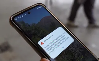 Imagem ilustrativa da imagem Moradores do ES passam a receber alertas de emergência pelo celular