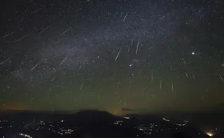 Imagem ilustrativa da imagem Última grande chuva de meteoros do ano ocorre na noite desta sexta