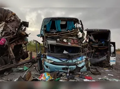 Imagem ilustrativa da imagem Acidente deixa cinco mortos e mais de 20 feridos no interior da Bahia