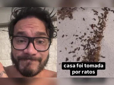 Imagem ilustrativa da imagem Eliezer conta que sua casa com Viih Tube está infestada por ratos: 'Casa tomada'