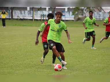 Treinamento aberto na Praia de Camburi faz parte da programação para estreia. Jogo será contra a Desportiva | Foto: Leone Iglesias/AT