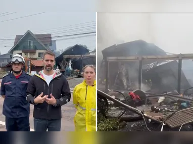 Imagem ilustrativa da imagem Queda de avião em Gramado: Governador diz que não há sobreviventes na aeronave