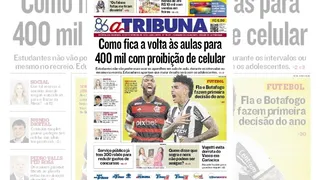 Imagem ilustrativa da imagem Confira os destaques do jornal A Tribuna deste domingo