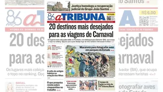 Imagem ilustrativa da imagem Confira os destaques do jornal A Tribuna deste domingo