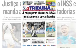 Imagem ilustrativa da imagem Confira os destaques do jornal A Tribuna desta quinta-feira