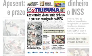 Imagem ilustrativa da imagem Confira os destaques do jornal A Tribuna desta quinta-feira