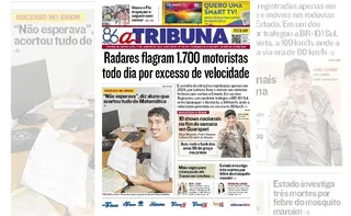 Imagem ilustrativa da imagem Confira os destaques do jornal A Tribuna desta sexta-feira