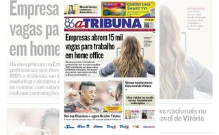 Imagem ilustrativa da imagem Confira os destaques do jornal A Tribuna desta terça-feira