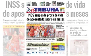 Imagem ilustrativa da imagem Confira os destaques do jornal A Tribuna deste sábado