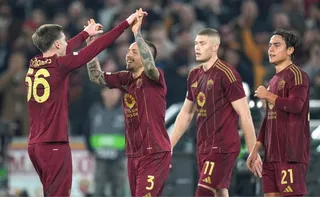 Imagem ilustrativa da imagem Roma vence o Frankfurt e avança de fase na Liga Europa