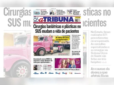 Imagem ilustrativa da imagem Confira os destaques do jornal A Tribuna desta quarta-feira