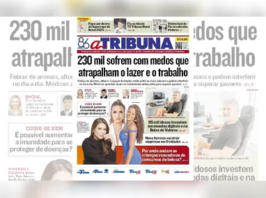 Imagem ilustrativa da imagem Confira os destaques do jornal A Tribuna deste domingo