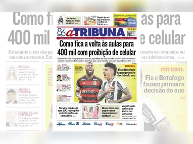 Imagem ilustrativa da imagem Confira os destaques do jornal A Tribuna deste domingo