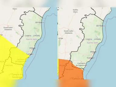 Na Grande Vitória, as temperaturas irão variar 25º e 33º