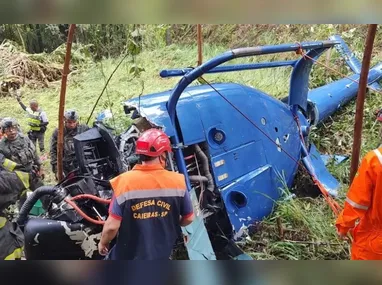 Imagem ilustrativa da imagem Menina sobrevivente de acidente de helicóptero deve ter alta neste sábado