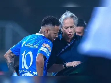 Jorge Jesus afirmou há algumas semanas que Neymar não estava no mesmo nível físico que seus companheiros de time